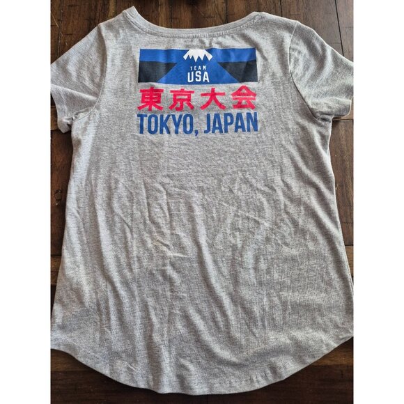Team USA Tokyo Olympics Gray T-Shirt XS - Picture 3 of 5